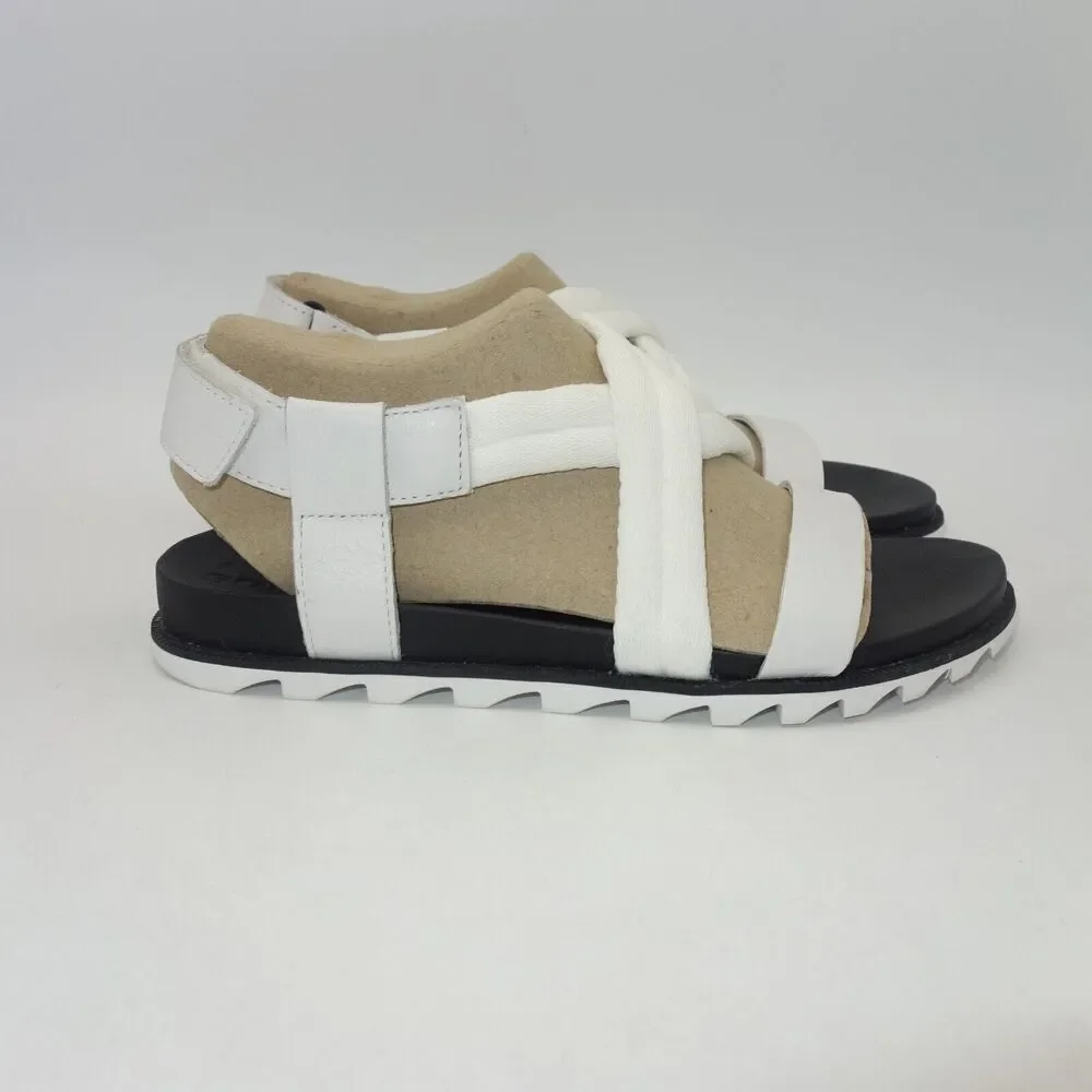 NEW Sorel Roaming Decon Strappy Slip On Sandals Women's 7.5 White